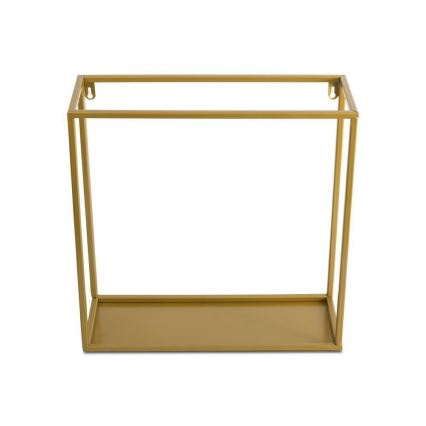 Wandplank 40x40 cm goud