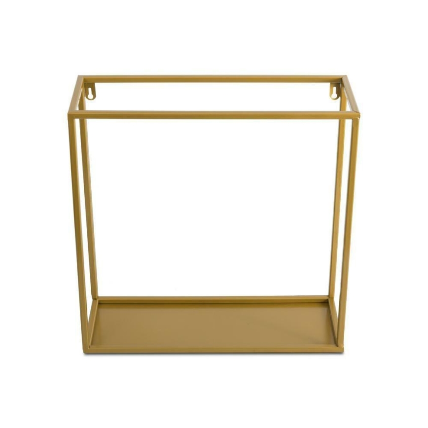 Wandplank 40x40 cm goud