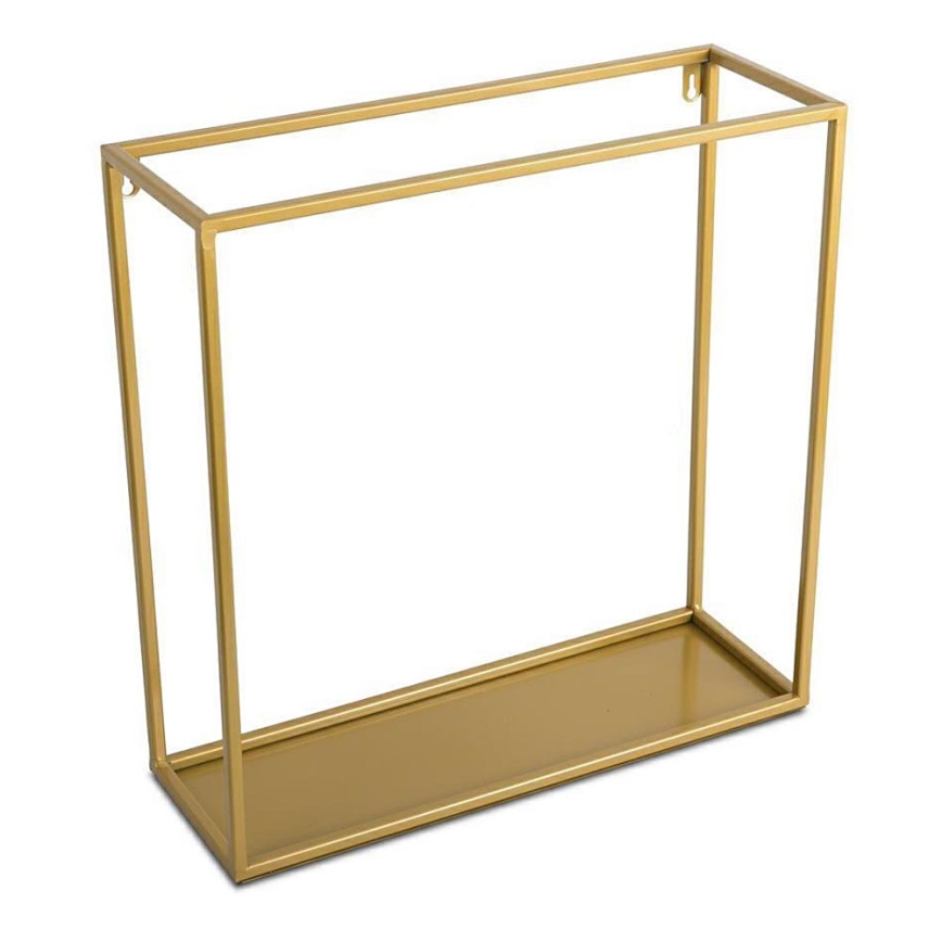 Wandplank 45x45 cm goud