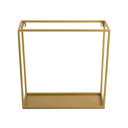 Wandplank 45x45 cm goud