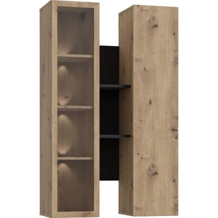 Wandplank INAR eiken/zwart