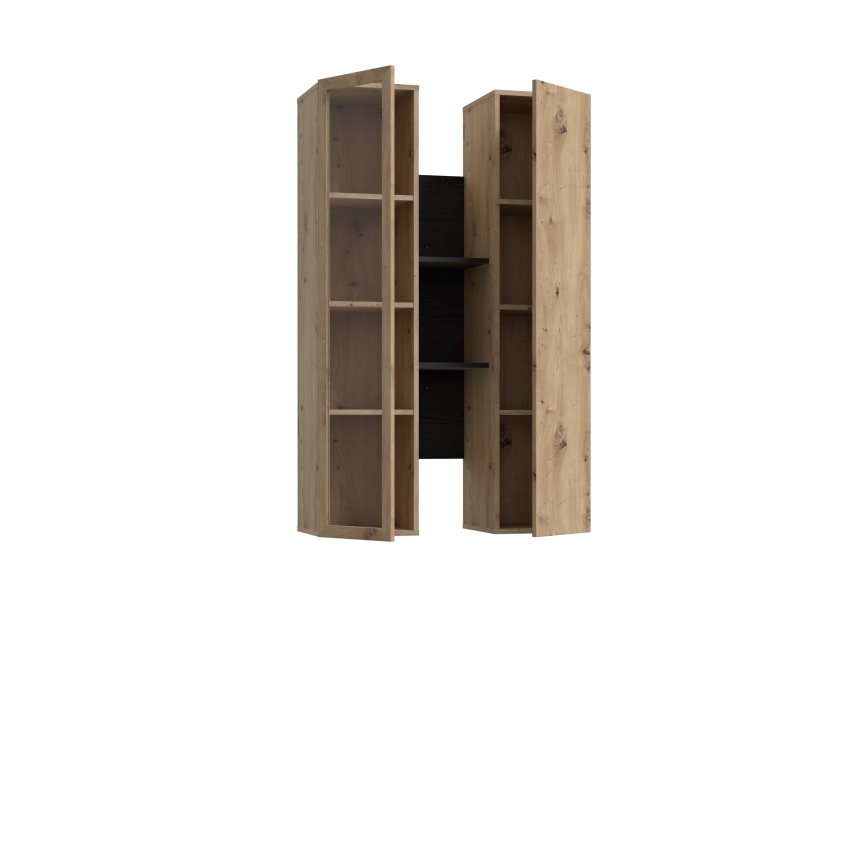 Wandplank INAR eiken/zwart