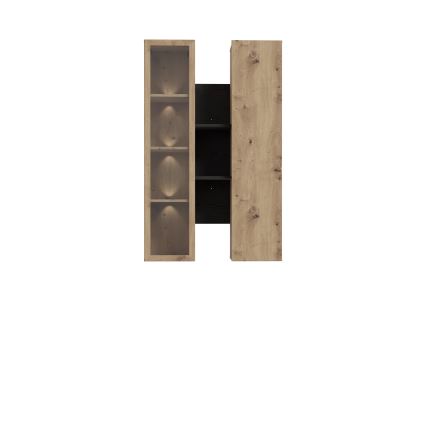 Wandplank INAR eiken/zwart