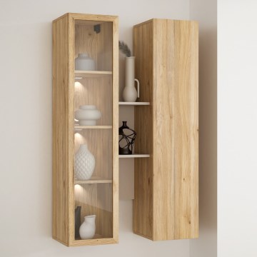 Wandplank KIRO eiken/beige