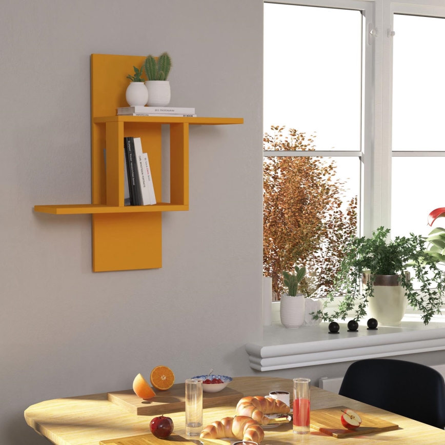 Wandplank MILL 70x64 cm oranje