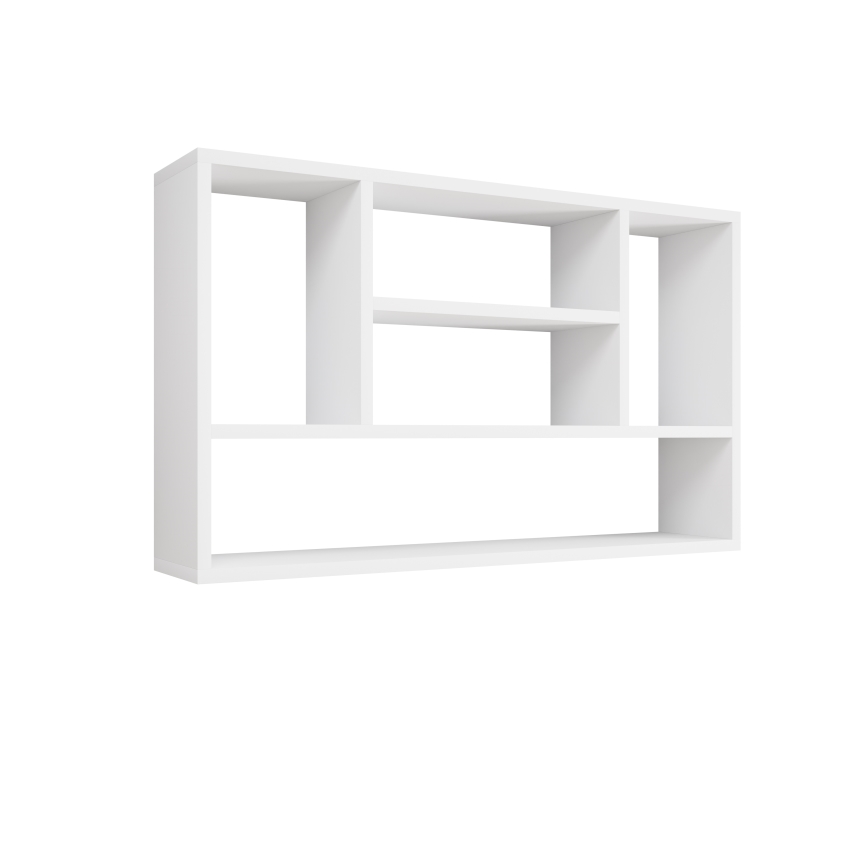 Wandplank PAPIKO 100x60x20 cm wit