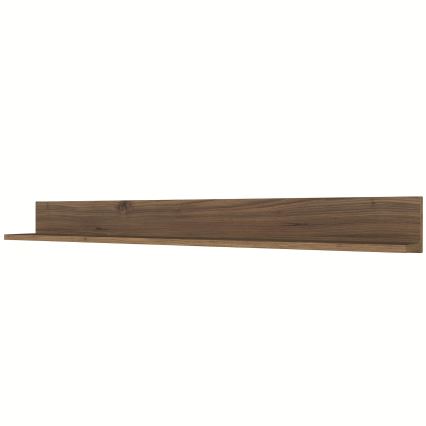 Wandplank RANI 135,8x15 cm bruin