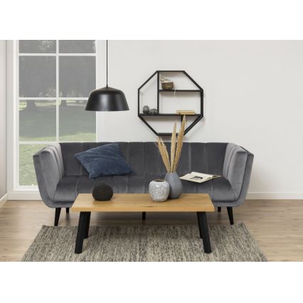 Wandplank SARON 77x77 cm zwart