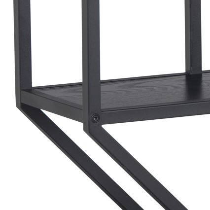 Wandplank SARON 77x77 cm zwart