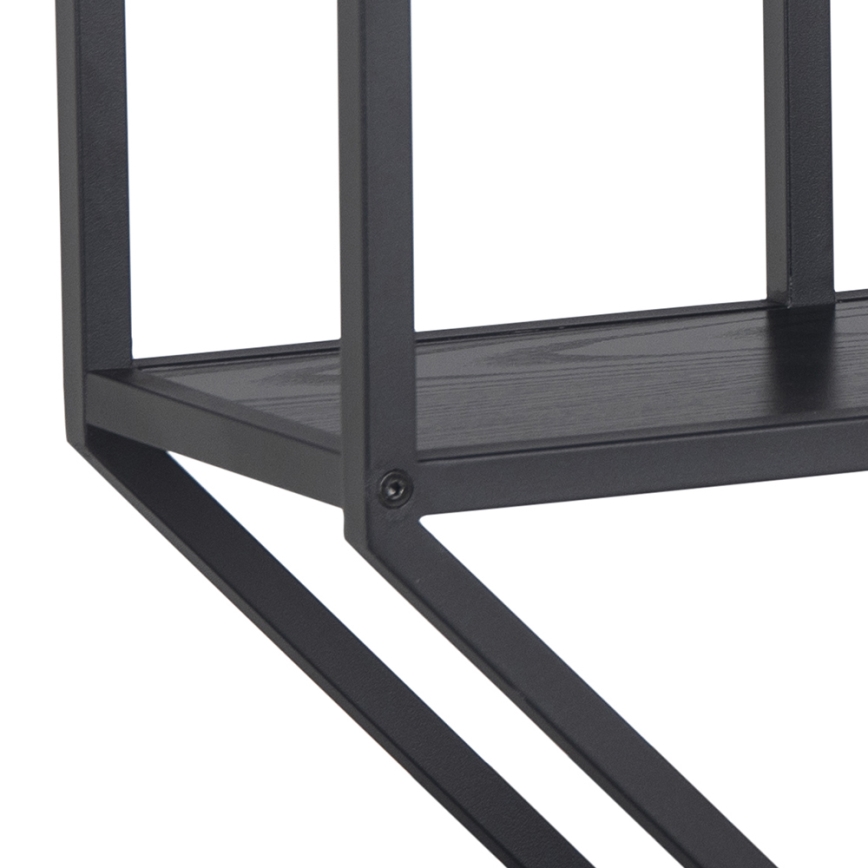 Wandplank SARON 77x77 cm zwart