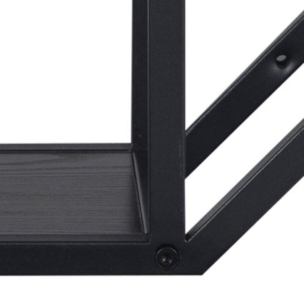 Wandplank SARON 77x77 cm zwart