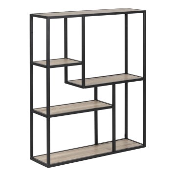 Wandplank SARON Sonoma eik/zwart
