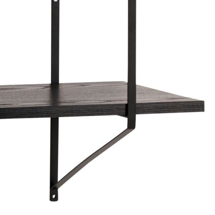 Wandplank TOCO 191x79 cm zwart