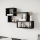 Wandplank TRIO 87x54 cm grafietzwart