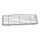 Wandplank voor in de douche 12x40 cm glanzend chroom