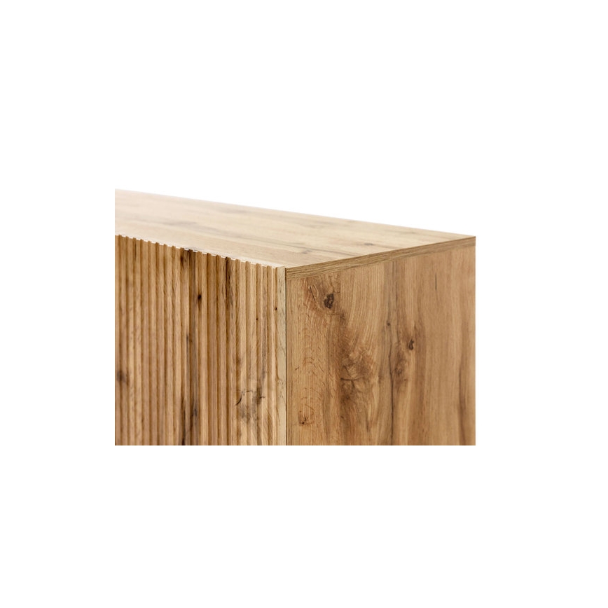 Wandplank + wall spiegel WITH eiken wotan