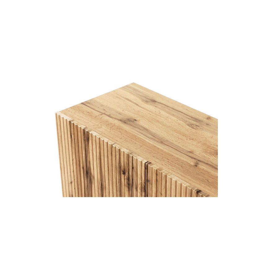 Wandplank + wall spiegel WITH eiken wotan