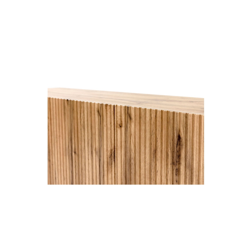 Wandplank + wall spiegel WITH eiken wotan