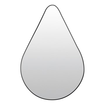 Wandspiegel RIVERSIDE 90x60 cm zwart