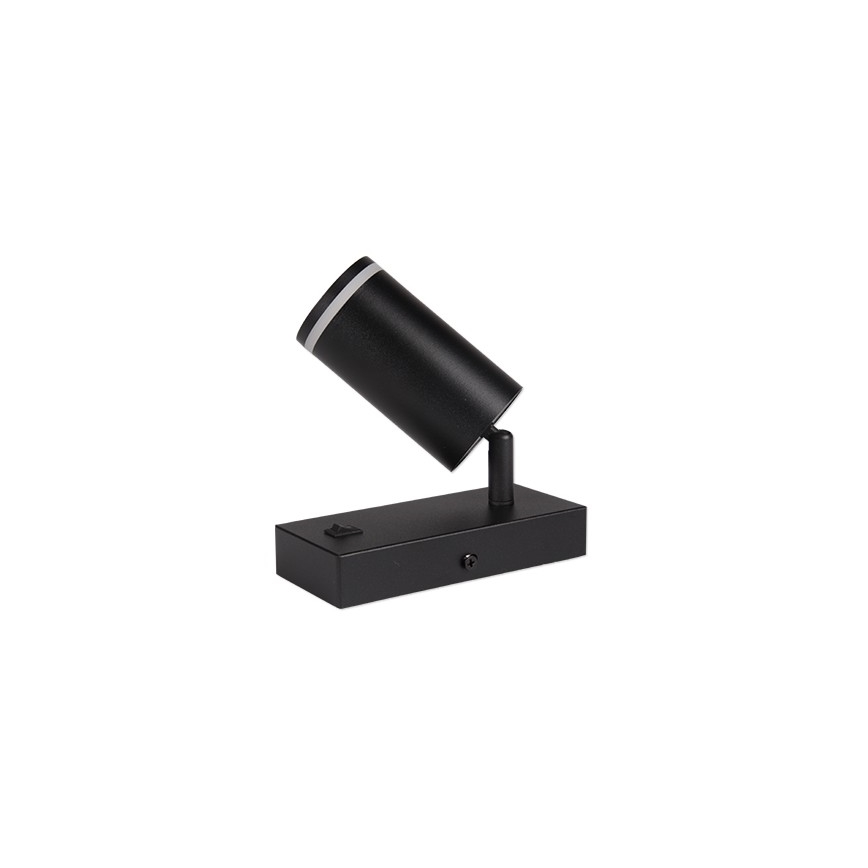 Wandspot 1xGU10/35W/230V zwart