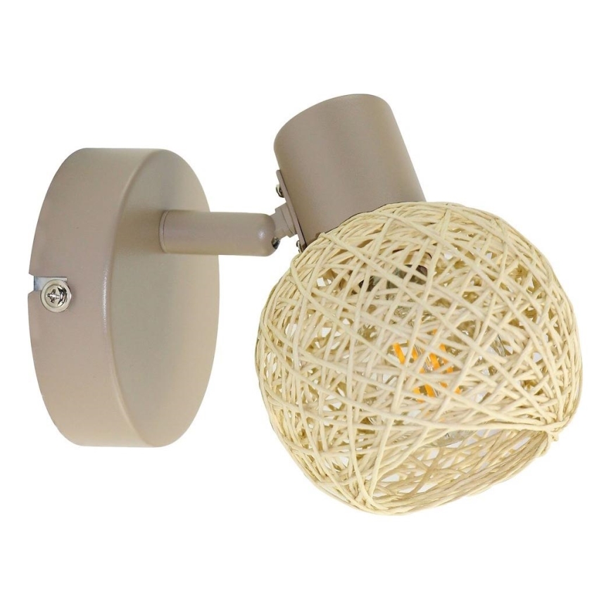 Wandspot DEX 1xE14/10W/230V beige/crème