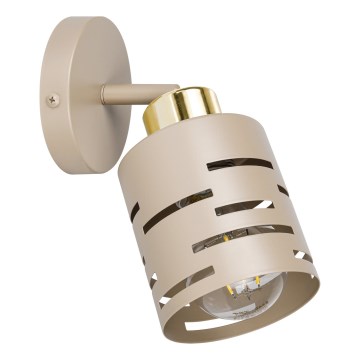 Wandspot ELEN 1xE27/35W/230V beige/goud