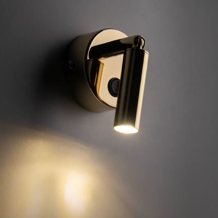 Wandspot ENZO 1xG9/8W/230V goud