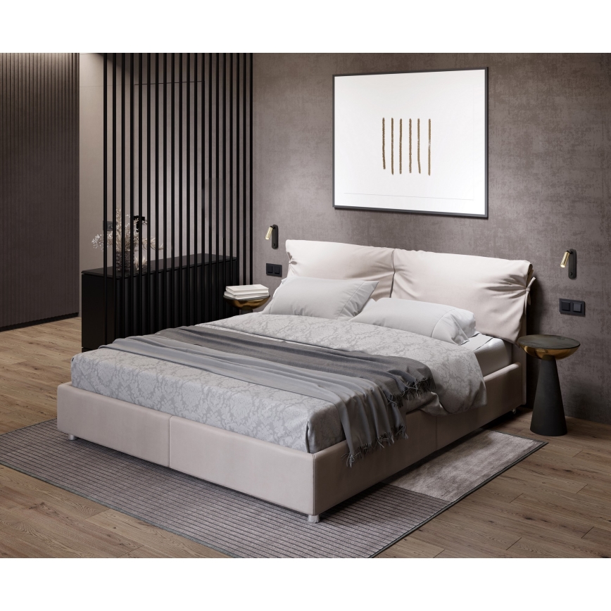 Wandspot ENZO 1xG9/8W/230V zwart/goud