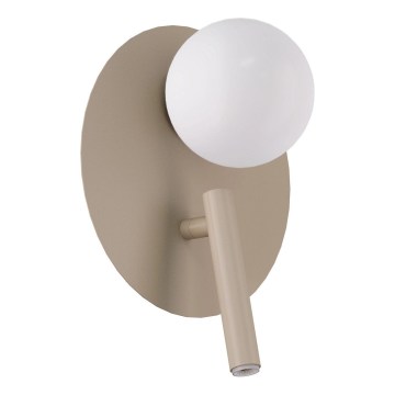 Wandspot HOTEL MOOD 1xG9/12W/230V + 1xG9/3W beige