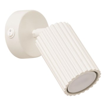 Wandspot KARBON 1xGU10/10W/230V crème