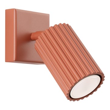 Wandspot KARBON 1xGU10/10W/230V rood
