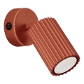 Wandspot KARBON 1xGU10/10W/230V rood