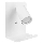 Wandspot met plank en USB oplader 1xGU10/35W/230V wit