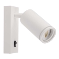 Wandspot met schakelaar 1xGU10/35W/230V wit