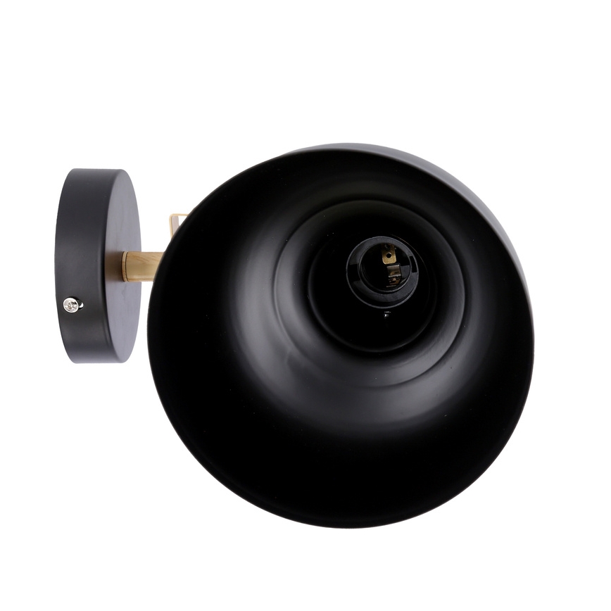 Wandspot RENO 1xE27/40W/230V zwart