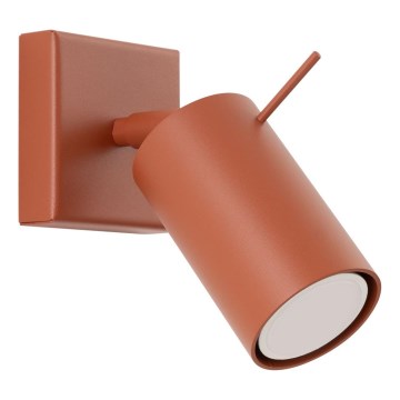 Wandspot RING 1xGU10/10W/230V rood