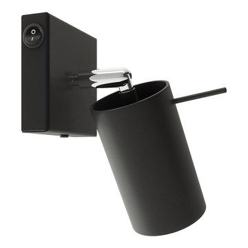 Wandspot RING 1xGU10/10W/230V zwart