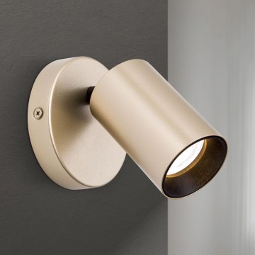 Wandspot SEAN 1xGU10/13W/230V goudkleurig