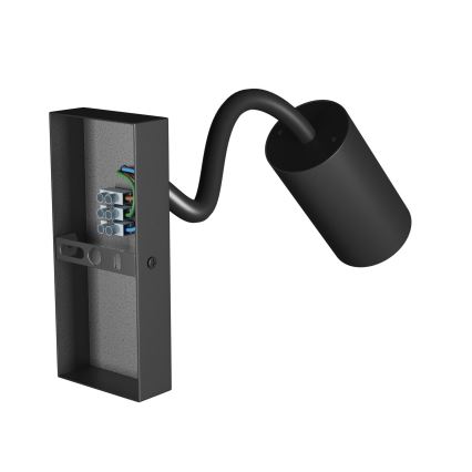 Wandspot SQUALLA VARIOSA 1xGU10/10W/230V zwart