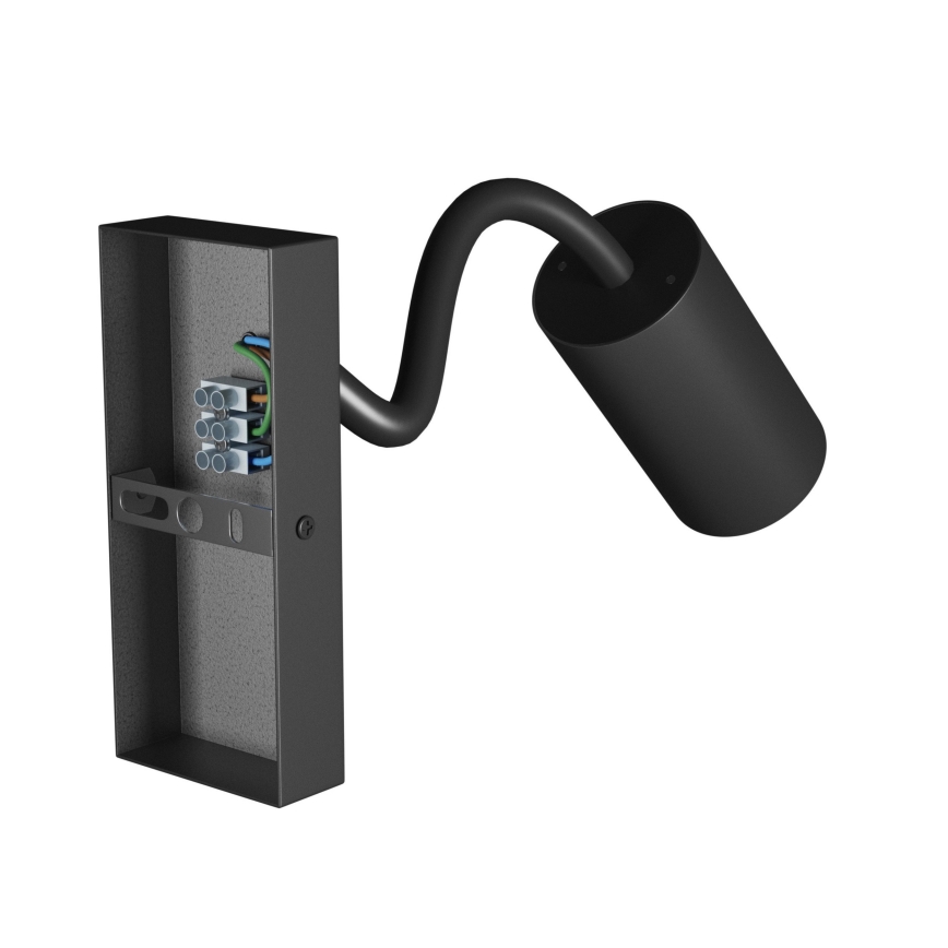 Wandspot SQUALLA VARIOSA 1xGU10/10W/230V zwart