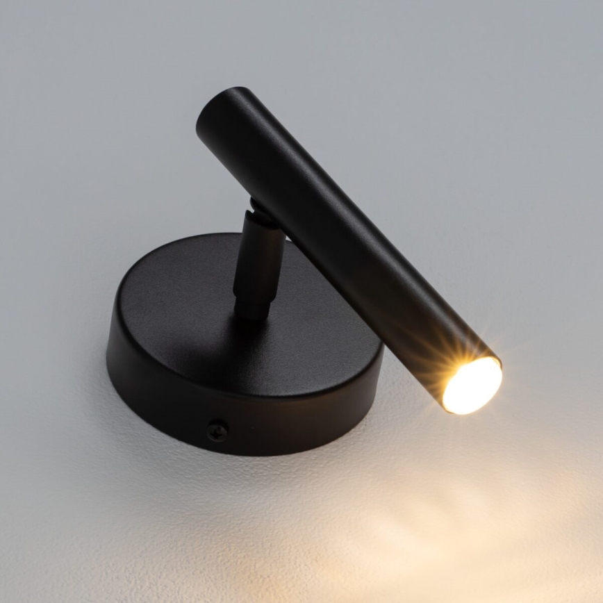 Wandspot STALACTITE 1xG9/2,5W/230V zwart