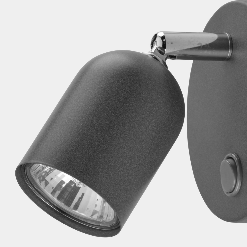 Wandspot TOP 1xGU10/10W/230V grijs