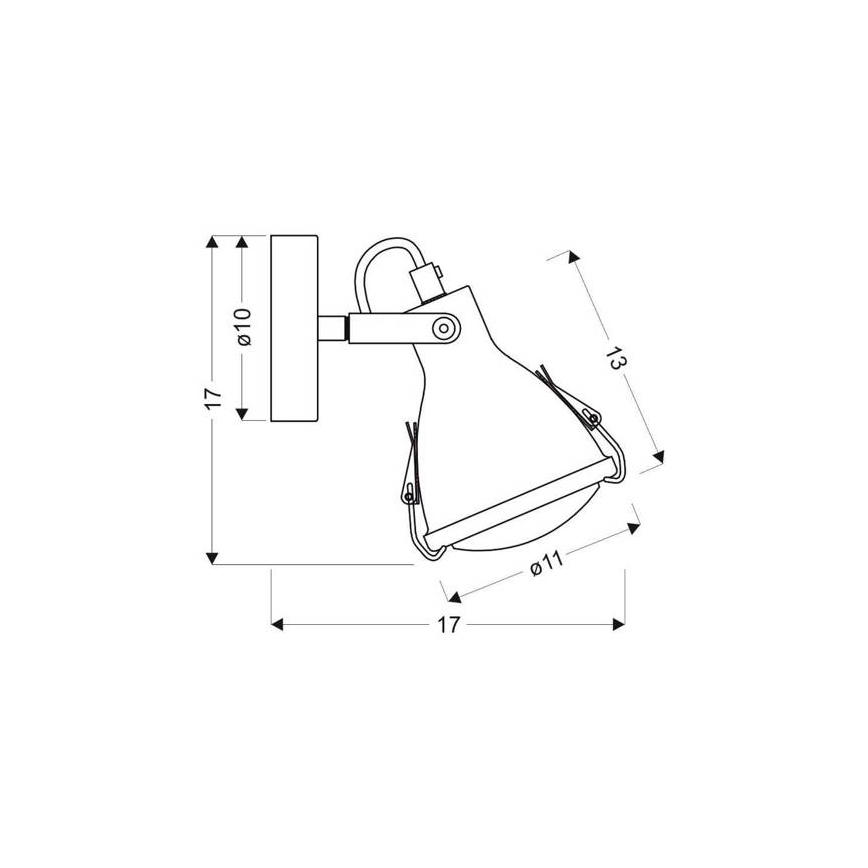 Wandspots CRODO 1xE14/40W/230V