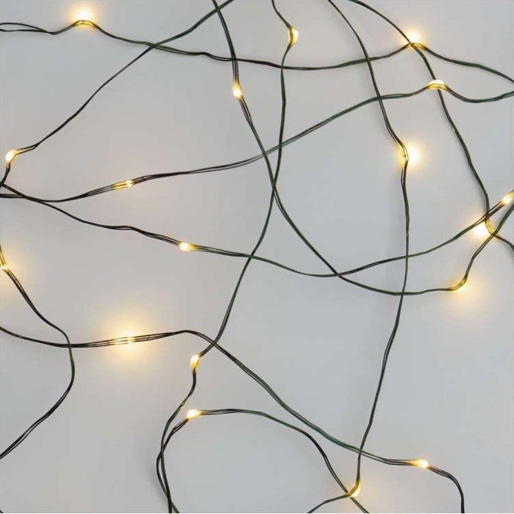 Warm wit LED Kerst buitenketting 150x LED / 20m IP44