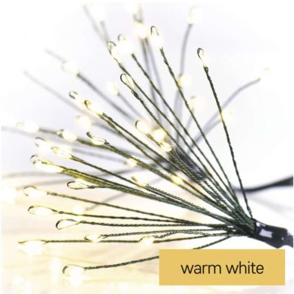 Warm wit LED kerstketting 150x LED / 5,35m