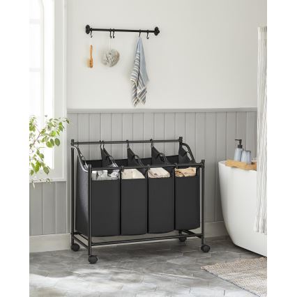Wasmand LINA zwart