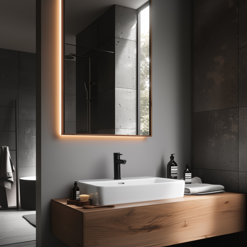 Wastafelkraan RINGSTED 17,8 cm mat zwart