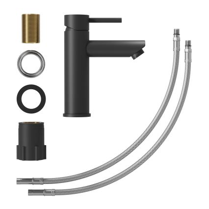 Wastafelkraan RINGSTED 17,8 cm mat zwart