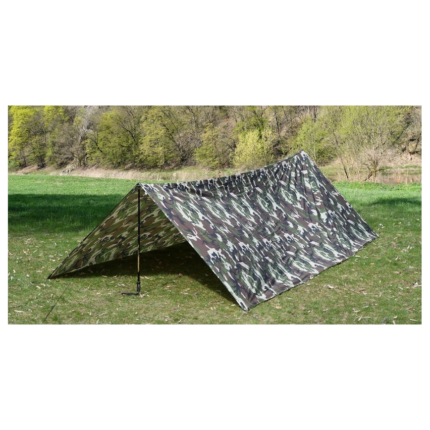 Waterdicht dekzeil 3x4m camouflage