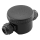 Waterdichte connector IP66 zwart